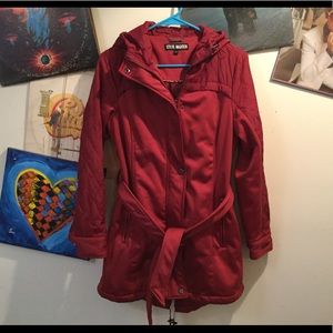 STEVE MADDEN INSULATED HOODED JACKET S